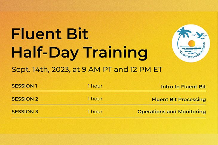 Fluent Bit half day training — September 14, 2023