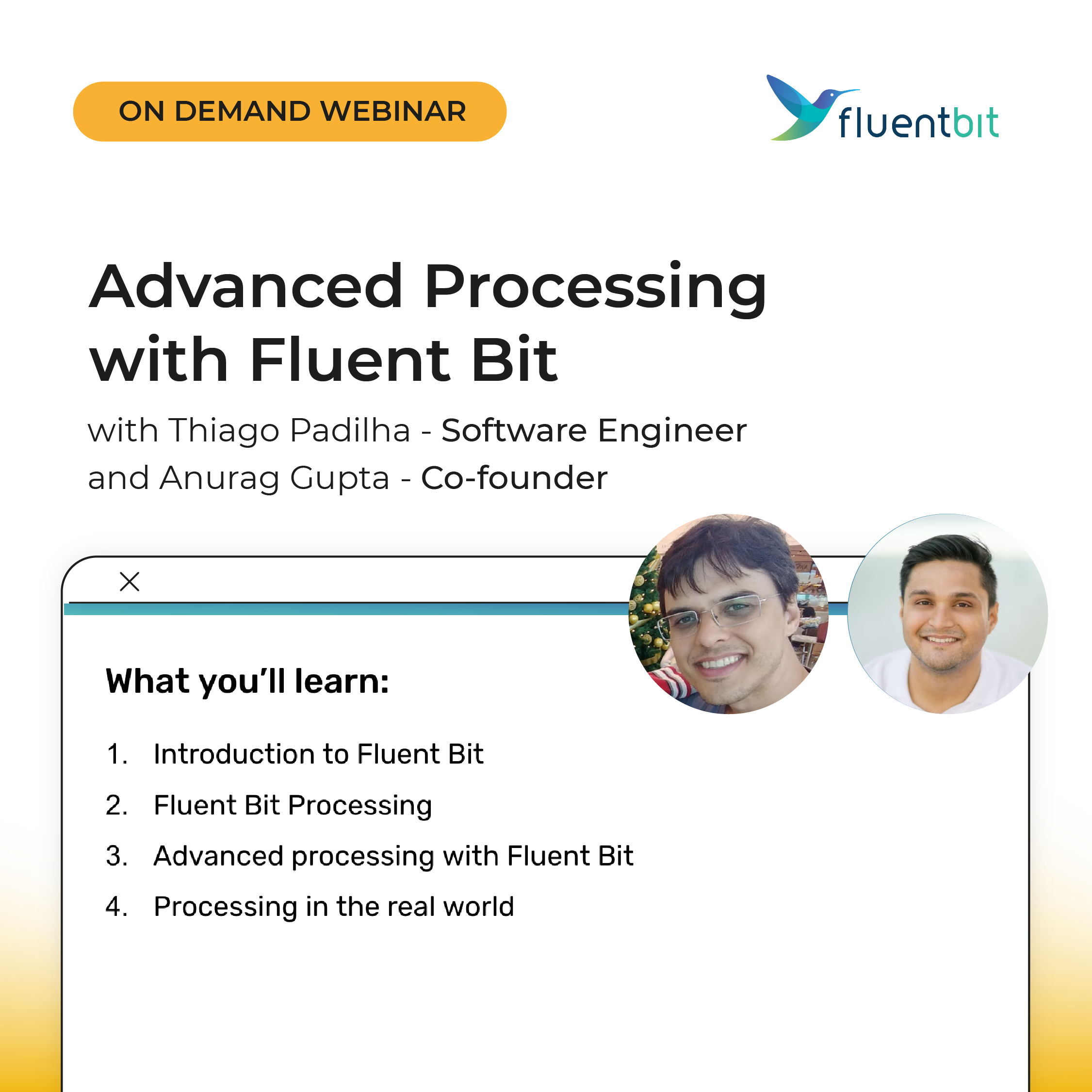 On-demand webinar: Advanced processing with Fluent Bit