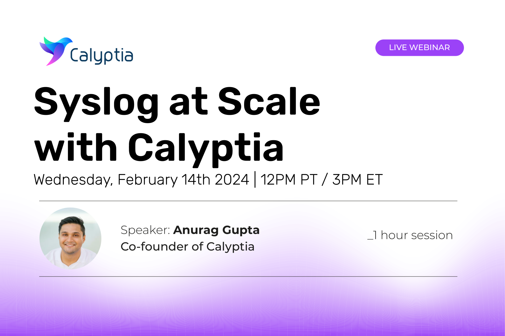 Syslog at Scale with Calyptia